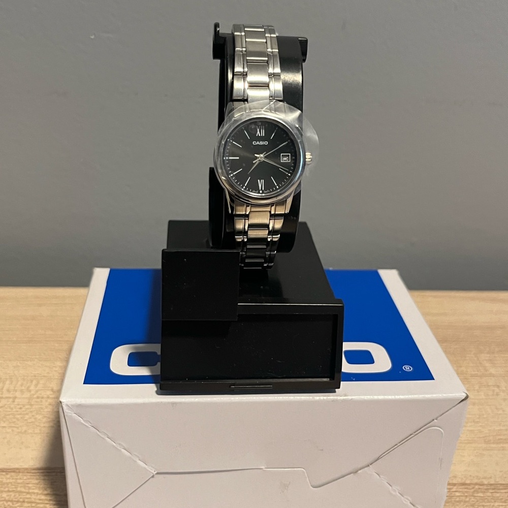 Casio Silver and Black Men's Watch